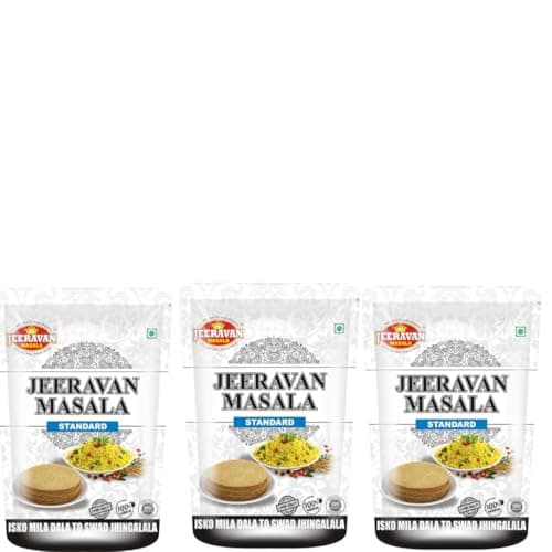 JEERAVAN Masala Standard - Poha,Pakoda Spice Powder for Raita Fruit Chaat Masala Natural Hing Jeeravan Mix Powder 500 gm (Pack of 1) — image 7
