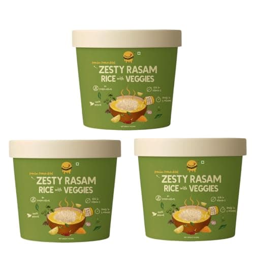 Instabites Ready To Eat Zesty Rasam with Veggies – Pack of 3