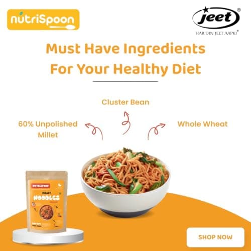 Nutrispoon Millet Noodles/Superfood Supergrain/Made of Healthy Millet and Whole Wheat/150g — image 5