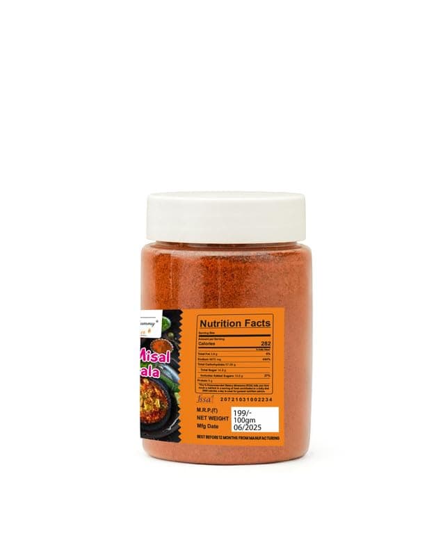 Savita’s Yummy Parlour Jain Misal Masala | Authentic Maharashtrian Spice Blend | No Onion No Garlic | Perfect for Misal Pav, Curries & Snacks | 90g — image 6