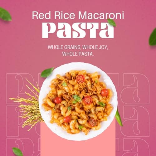 Healthy Master Millet Pasta 400g | Red Rice Macaroni | No Maida | High Protein & Fiber | Vegan & Gluten-Free | Made with Red Rice & Whole Wheat | Healthy Pasta for Kids & Adults — image 7