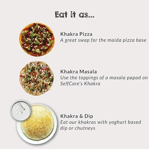 SelfCare By Suman Agarwal Mix Dal & Green Gram Khakhra - (Combo Pack) 250g each | Roasted-Crackers-Namkeen-Grocery | Crispy & Chatpata - Tae time - Eat with Dip | Gluten Free - Jain & Travel Friendly — image 5