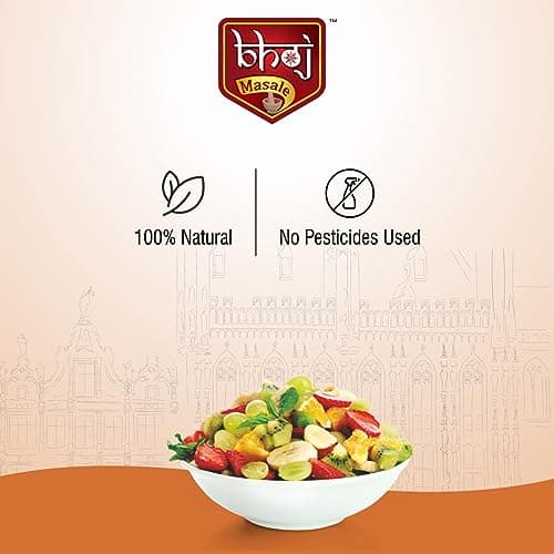 Bhoj Masale Chaat Masala Powder 450GM | Blended Spices Used in Saute Veggies, Fruit Salads, Snacks, Curries, Buttermilk, Sharbats, Fruit Juice. No colour, no preservatives, no onion & no garlic ( Jain Masala ) — image 8