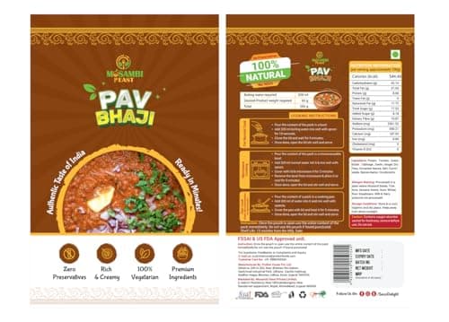 MOSAMBI FEAST Ready-to-Eat Jain Pav Bhaji | 100% Natural Zero Preservatives | Rich Creamy Authentic Indian Street Food | Healthy Vegetarian Meal — image 8