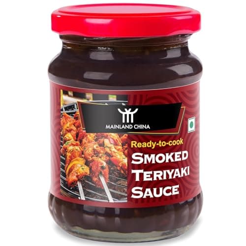 Mainland China Smoked Teriyaki Sauce 225g | Ready to Cook Plant Based Superfood | No Artificial Flavours | Rich in Vitamins & Minerals | Perfect for Stir Fry, Japanese Cuisine & Restaurant Style Meals