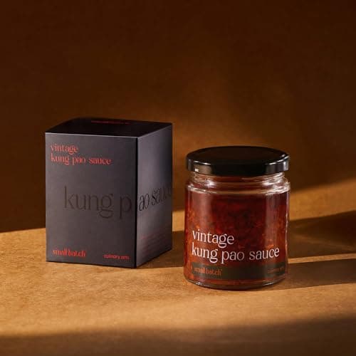 SMALLBATCH Vintage Kung Pao Sauce, Gourmet Condiment, Made with Fresh Ingredients, Tangy, Smoky, Sweet, Spread, Dip, Marinate, Stir Fry, Chicken, Sandwich, Paneer, Preservative Free, Pure Veg - 180g — image 3