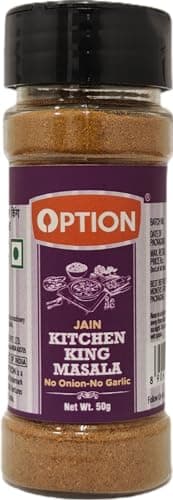 Option Kitchenking Jain Masala Healthy and Delicious Choice | No Onion, No Garlic (50gm) Pack of 2