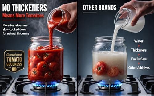 The True Tomato Ketchup 550 Gram | Handmade And Fresh | Natural |1940 gm tomatoes in 1 kg ketchup |No Chemicals,No Added Colors,No Cornstarch, No Oils, No Preservatives,No Thickeners — image 7