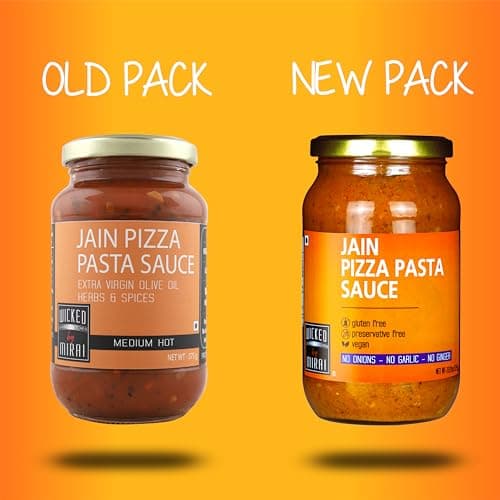WICKED GOURMET KITCHEN by MIRAI® I Jain Pizza Pasta Sauce I Fresh Tomato & Basil Sauce I No Onions – No Garlic I Pizzeria style Sauce I Preservative Free – Gluten Free – Vegan I Nett Wt: 375g — image 8