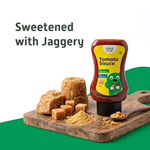 Little Joys Tomato Sauce Squeeze For Kids | No Refined Sugar, No Added Preservatives, No Chemicals | 100% Vegetarian | Tomato Ketchup With Jaggery | 320gm (Pack of 2) — image 5