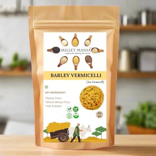 Barley Vermicelli | 210g Pack | High Fiber Diabetic-Friendly Semiya | Healthy Vermicelli for Upma, Kheer & Soups | Weight Management Food | No Maida | Quick Cook Meal | Preservative-Free | Ideal for Kids, Adults & Elderly (Pack of 1) — image 7
