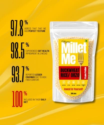 Kuizeens Buckwheat Rice - 200G (Pack of 2)| Low Carb & Low Fat | Buckwheat Flour, Xauthum Gum | Chemical Free | No Preservatives & No Artificial Additives |Jain | No Onion & Garlic — image 5
