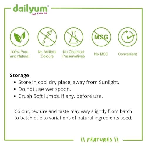 Dailyum Instant Manchow Soup 50g | No Onion No Garlic | Ready To Eat Instant Soup |100% Natural | No MSG | Gluten-free | Serves 4 | Jain | Pack of 5 — image 6