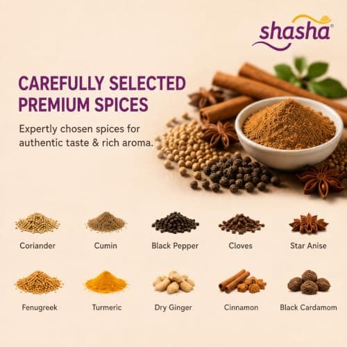 Shasha Meat Masala Powder 100g - Spice Mix for Flavorful Meat Dishes - No Onion or Garlic - From the House of Pansari — image 3