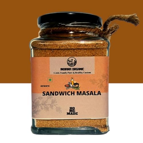 Indiana Organic Sandwich Masala Powder - 150 Gram, Freshly Ground Packed on Order | No Onion & Garlic. — image 7