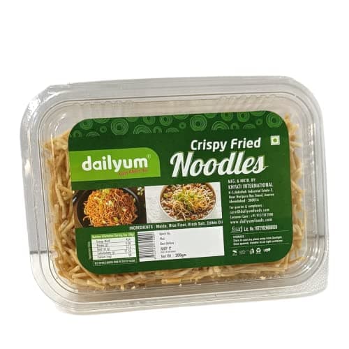 Dailyum Crispy Fried Noodles | Pack Of 2 | 200 Gram Each | For Chinese Bhel, Soups & Sizzlers | Ready-To-Eat, Preservative Free — image 6