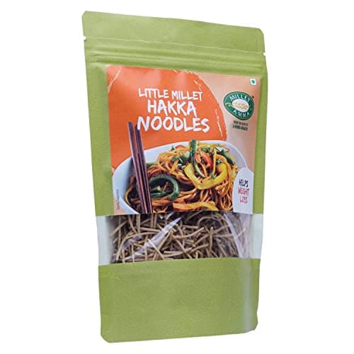 Millet Amma Little Millet Hakka Noodles | 180 Gms Pack | Easy & Ready To Cook | Zero Maida & 100% Vegan | Best Choice For Instant Breakfast & Dinner | Healthy Foods | Gluten Free — image 5