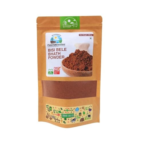 Panchabhootani Bisi Bele Bath Powder 200g| Authentic Flavours From South India, Goodness Of Wholesome Spices & Lentil, All Natural Ingredients, Roast Blend & Grounded, No Added Color & Preservatives — image 8