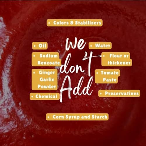 The True Tomato No Onion No Garlic Ketchup | Homemade And Made To Order | 100% Natural | 80% Fresh Tomatoes |No Chemicals, No Added Colors, No Oils, No Preservatives & Thickeners (550 Gram, No Onion Garlic Ketchup) — image 5