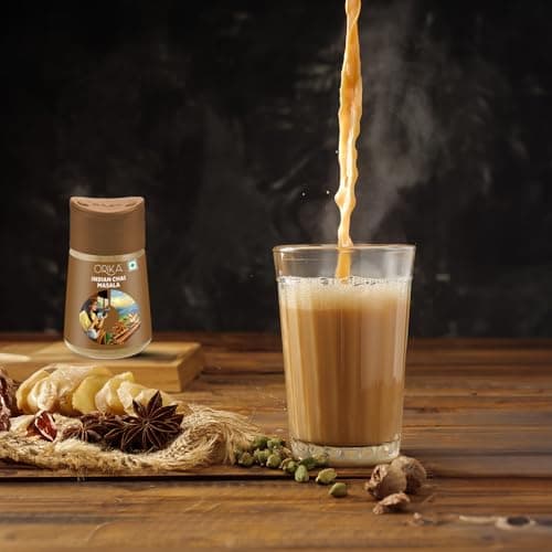Orika Indian Tea Spice Mix 60g | Aromatic Chai Masala Powder | Rich Blend of Ginger, Cardamom, Black Pepper & Cloves for Authentic Indian Milk Tea — image 7