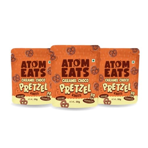 Atom Eats | Strawberry Pretzels 30g | Pack of 1 | Mini Pretzel Knots | Luxurious Strawberry Flavoured , Elegant Swirls - Perfect Gourmet Snack for Coffee, Wine, and Desserts - Imported Gift Quality | 100% Baked | Preservative Free — image 8