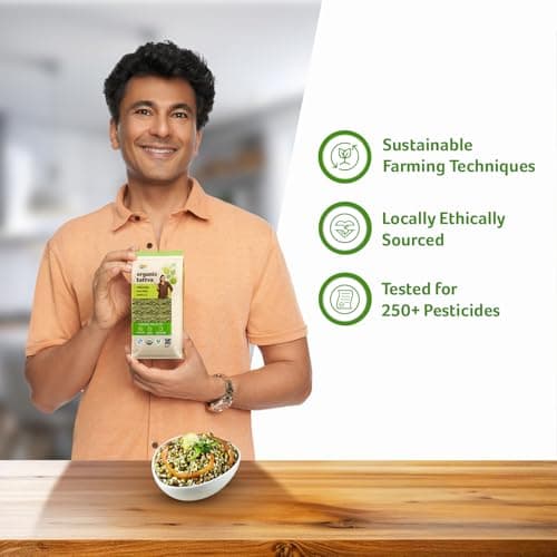ORGANIC TATTVA , Organic Moong Whole/Sabut Moong Dal, Rich In Protein | Naturally Gluten Free And Unpolished | Pesticide And Chemical Free, 500 Gram — image 6