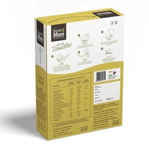 SOME MORE ﻿Hakka Quinoa Noodles 190 g | Instant Millet Noodle Pack | Traditional Hakka Style Grain Food | Healthy Snack | Quick Cook Meal Option | Convenient Kitchen Staple for Home Travel Use — image 2