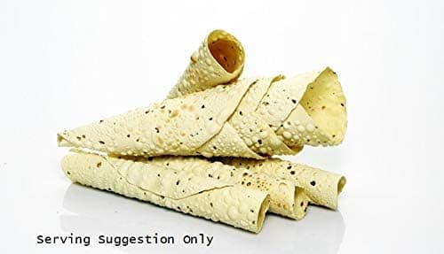 Marwar Special Moong Dal Papad 800gm Pack Of 2 (400gm Each) Rajasthani Flavor Medium Spicy Handmade Pappadam | Zipper Pack Appadam | Size: 7Inch, Contains 56-60 Papads | Perfect Snack or Meal Side — image 4