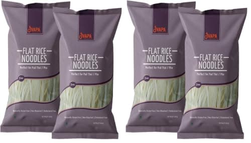 Jvapa Flat Rice Noodles (3mm) - Perfect for Pad Thai/Pho, Naturally Gluten Free, Made with 100% Rice, Non Bleached, No Maida - 700gm (350gm x Pack of 2) — image 6