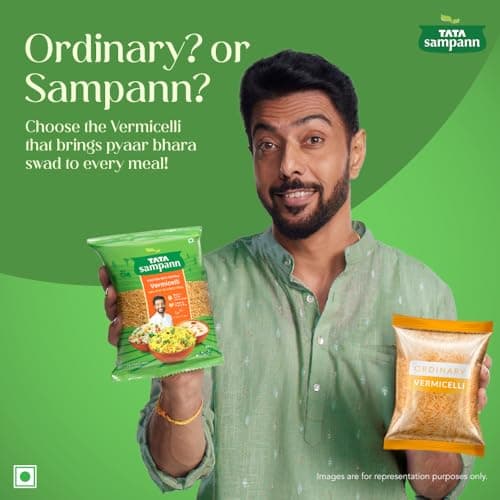 Tata Sampann Unroasted Vermicelli, Protein Rich Seviyan, Made with Suji, No Added Maida, Source of Dietary Fibre, 400g — image 8