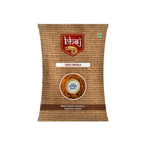 Bhoj Masale Chole Masala 100GM | Blended Spice With Natural Oils for Authentic Taste and Colour | For Healthy Delicious & Flavourful Cooking. No Colour, No Preservatives (Jain Masala)