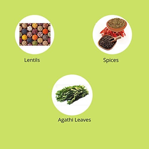Nutrisupa Agathi Lentil Soup. Healthy vegan plant based |No soy| No Diary| protein rich| zero trans fat and cholesterol free | ready to make| for Bone health and Immunity| Agathi Lentil soup mix| 10cups per pack — image 3
