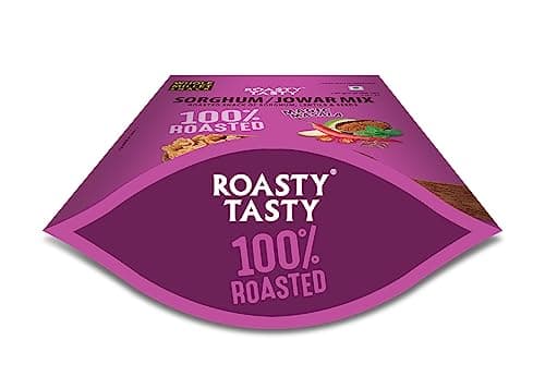 Roasty Tasty Jowar Mix Magic Masala Roasted Snack 340g | Healthy Snack | Gluten Free Jowar Namkeen | Ideal Millet Namkeen for Kids & Adults | Low Calorie Snacks - Roasted Namkeen - No Cholesterol, No Transfat Diet Mixture with Seeds Mix | Millet Snacks Items — image 3