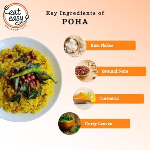 Eat Easy Ready To Eat Jain Poha & Moongdal Sheera Combo | Just Add Water and Cook | Freeze Dehydrated, Instant Healthy & Delicious Poha & Dessert for Travel, Hostel, Trekking, Camping, Hiking — image 7
