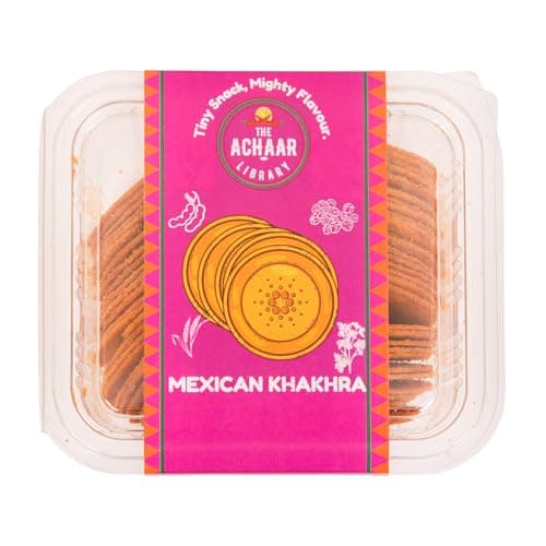 Chaat Masala Mini Khakhra by THE ACHAAR LIBRARY | Whole Wheat Crisps | Bite-Sized | (180 grams) — image 6