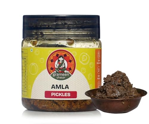 Grameen Chator Amla Pickle - 500G (Pack Of 1) |Homemade Indian Gooseberry Pickle Seedless Without Onion & Garlic|Preservative Free|Tangy Amle Ka Achar|Natural Spices & Mustard Oil — image 4