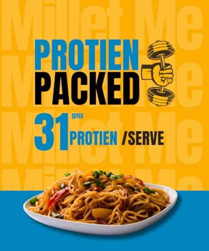 Millet Me by Kuizeens Keto Fettucine - 220G |Fresh & Flavourfull | Easy-to-Make | Protein-Rich | No MSG | No Preservatives | Perfect for Daily Routine | Ready in Minutes | Jain | No Onion & Garlic — image 5