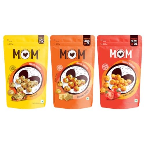 MOM - Meal of the Moment, Roasted Desi Chaat Makhana, 52g | Gluten Free | Anti Oxidants | MSG Free | Zero Trans Fat | No added Preservatives and No Artificial Flavours | No Onion No Garlic (Pack of 2) — image 8