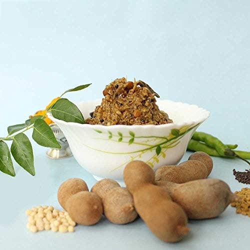 Sitara Foods Chinthakaya Thokku Aachar Green Tamarind Pickle Without Garlic Home Made 250 Grams Pack — image 3
