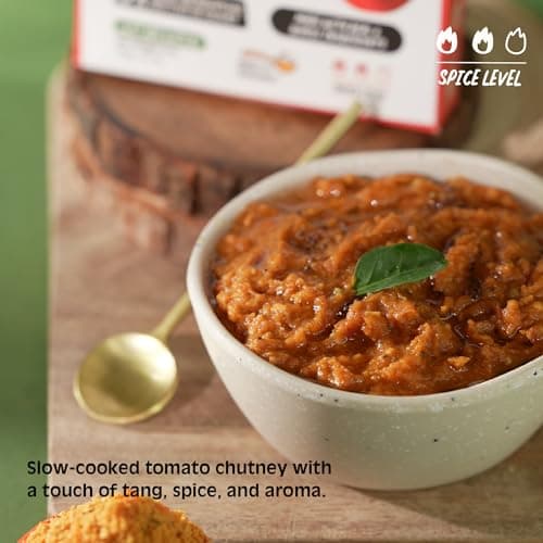 Chutnefy Tomato Chutney | 75g Freeze-Dried Instant Dry Mix | Just Add Water to make 10 servings (300g) | 0% Preservatives or Additives — image 6