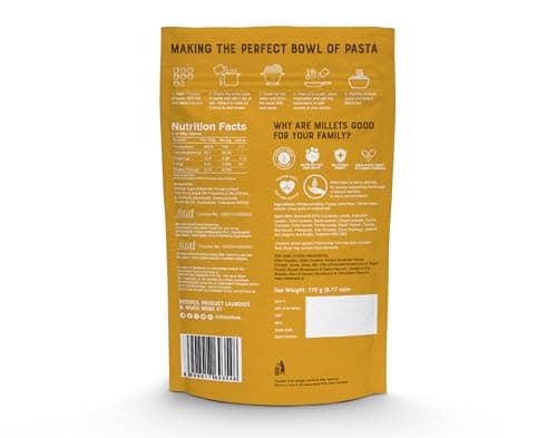 Millet Bank All Pasta Combo | No Preservatives, No Artificial Colors or Flavours | ZERO Maida | 175g | Made with Millets and Whole Wheat | Baby Friendly Pasta Flavor Combo 4 nos — image 3