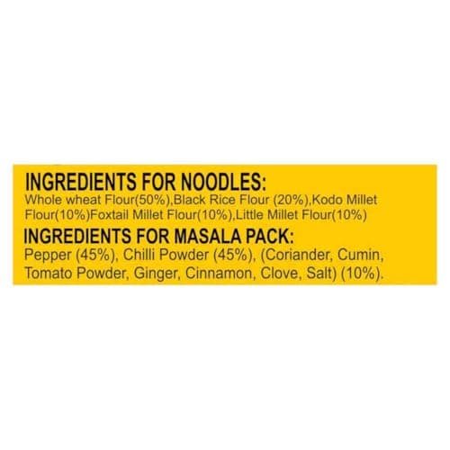 Naturally Yours Black Rice Instant Ramen Noodles | Black Rice, Millet & Whole Wheat | No Maida, No MSG, Not Fried | No Onion No Garlic, Jain Friendly | High Protein | Ready in 2 Minutes | 175g Pack — image 6