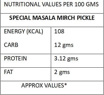 Laveena's Tripti SPECIAL MASALA MIRCH, carefully handcrafted with love by jain aunty! Rajasthani flavoured मट्ठा मिर्ची, green chilly pickle with less oil (Pack Of 1, 400 GR) — image 2