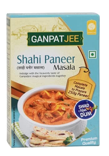 Ganpatjee Shahi Paneer Masala,100G | No need to add Cashew | Complete Ready Mix masala | No Onion No Garlic