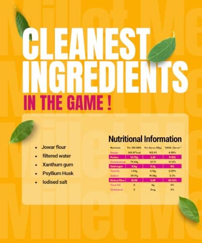 Millet Me by Kuizeens Gluten-Free Jowar Noodles - 220G (Pack of 2 ) | High-Protein SorghumNoodles | Gluten-Free Delight | Easy-to-Make | No MSG | No Preservatives | Low Glycemic |Jain | No Onion & Garlic — image 4
