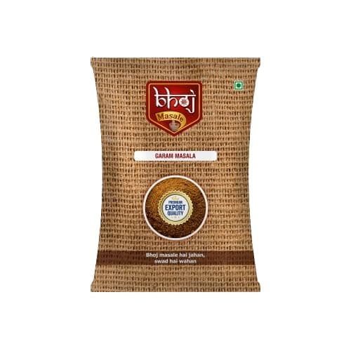 Bhoj Masale Royal Garam Masala Powder- 100GM | Exotic Blend of Ingredients for Daily cooking | Aromatic | Rich in Flavor | Naturally Processed & No Preservatives. No onion and no garlic added (Jain Masala)