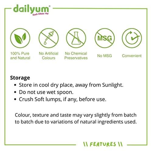 Dailyum instant | No Onion Garlic | 2 Manchow Soup 50g | 2 Hot N Sour Soup 50g | Crispy Fried Noodles 200g | Natural | No MSG | Jain |Combo Of 5 — image 7