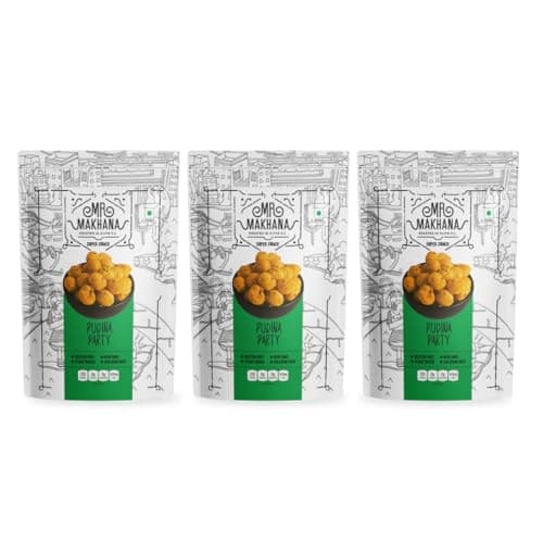 Mr. Makhana Roasted Makhana and Foxnuts | Healthy Snacks | Gluten Free | MSG Free | Antioxidant | Rich Calcium | Zero Trans Fat | Zero cholesterol (Lime & Chilli) — image 6