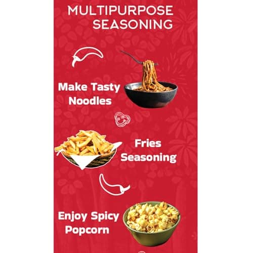Ashwat Jain Peri Peri Sprinkler - No Onion No Garlic - For Multipurpose Seasoning - Fries, Sweet Corn, Makhana, Papad, Khichdi (90 gm) — image 3