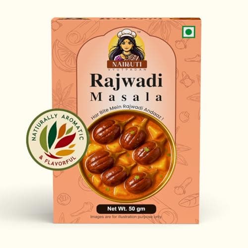 Nairuti Vyutpadan Rajwadi Masala (Jain Friendly) 50g | No Onion No Garlic | Royal Indian Curry Spice Blend | Premium Whole Spices for Rich Sabzi, Paneer & Gravies | No Preservatives — image 7